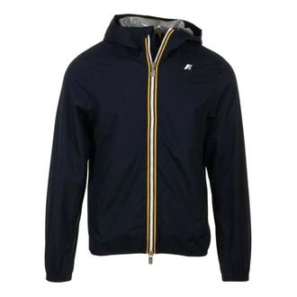 K-Way K-Way, Light Jackets, male, Blue, Size: M Jack Stretch Dot Jacket