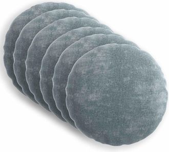 vidaXL Funda De Almohada 6 Uds. Heerlen Azul Claro &Oslash; 30 Cm Vidaxl