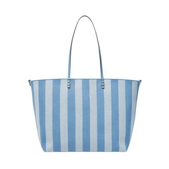 Fendi Dames, Tassen, Blauw, Maat: ONE Size Katoen