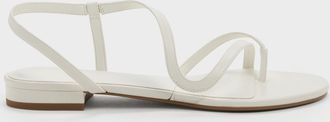 Charles & Keith Arden Wavy Toe-Ring Sandals