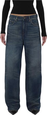 Haikure Dames, Jeans, Blauw, Maat: W26 Katoen