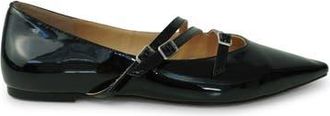 Belle & Bloom Begin Again Buckled Flat in Black at Nordstrom, Size 8