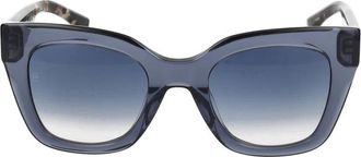 Tommy Hilfiger Blauwe Zonnebril TH 2051/S PJP - Dames - Zonnebrillen - Blauw - 50 MM - Accessoires