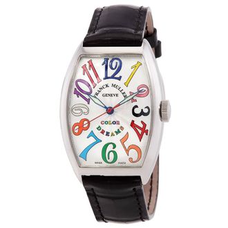 Franck Muller Cintree Curvex Automatic White Dial Ladies Watch 5850 SC COL DR AC BK