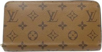 Louis Vuitton Pre-owned Wallets, female, Brown, Size: ONE SIZE Pre-owned Canvas Wallet