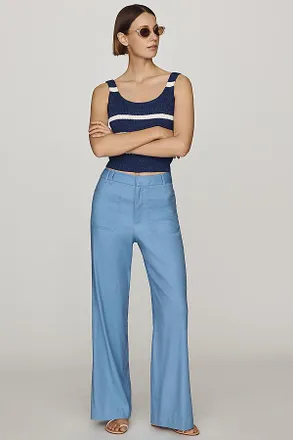 Maeve Jude Linen Stretch Trousers Pants