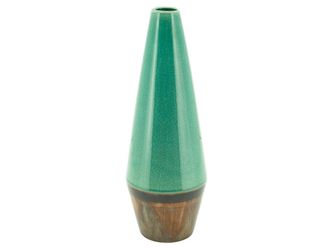 Schubiger M&ouml;bel Vase Keramik Seegr&uuml;n H: 42 cm