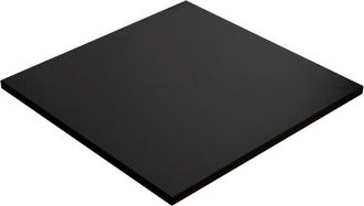 OEM Tablero Laminado Negro 90x90 Cm Para Mesa O Mesa De Centro