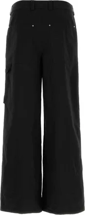 Alexander McQueen Mens Cargo Pants Black Workwear Trs