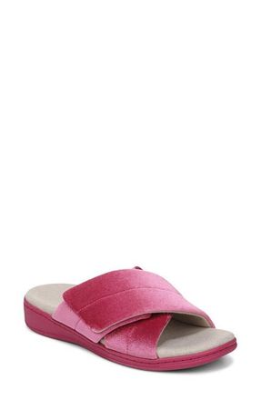 Vionic Relax II Plush Slide Sandal in Rose Violet at Nordstrom, Size 10