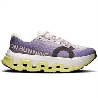 On Womens Cloudmonster 3 Hyper Shoes In Lily Limelight