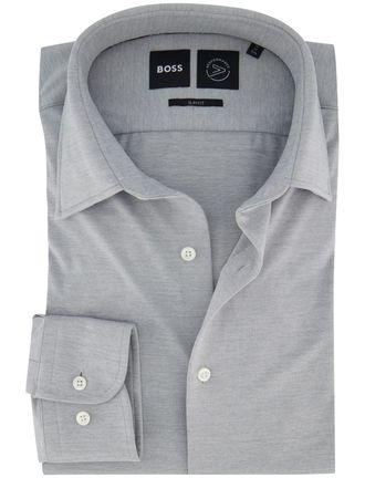 HUGO BOSS business overhemd Boss P-Hank grijs