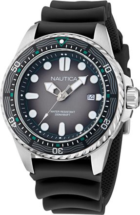 Nautica Mens Nct Sea Dive Silicone Watch