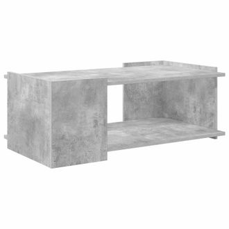 vidaXL Mesa De Caf&eacute; Gris Hormig&oacute;n 90 X 50 X 33 Cm Madera De Ingenier&iacute;a Vidaxl