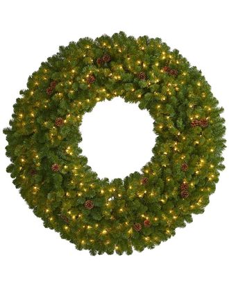 Nearly Natural 5ft Giant Artificial Christmas Wreath