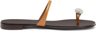 Giuseppe Zanotti leather sandals - women - Leather/Leather/Leather - 39 - Orange