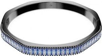 Swarovski Womens Matrix Blue Crystal Bracelet 5705776 - Black - One Size