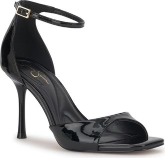 Jessica Simpson Rovena Ankle Strap Sandal in Black at Nordstrom, Size 8.5