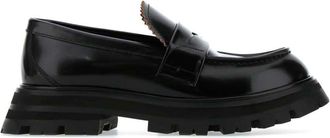Alexander McQueen Wander leather loafers - women - Leather - 41 - Black