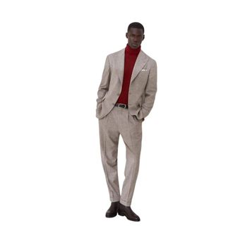 Brunello Cucinelli Hombre, Trajes, Marr&oacute;n, Talla: L