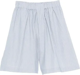 BASERANGE Striped Elasticated-waistband Shorts