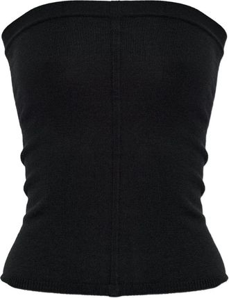 Rick Owens Top a coste - Nero