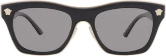 Versace Polarized Dark Grey Square Mens Sunglasses VE2272 GB1/81 53