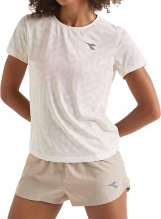 Diadora L. Super Light Short Sleeve T-Shirt In Whisper White