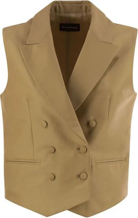 MVP Wardrobe Gilet doppiopetto - Toni neutri
