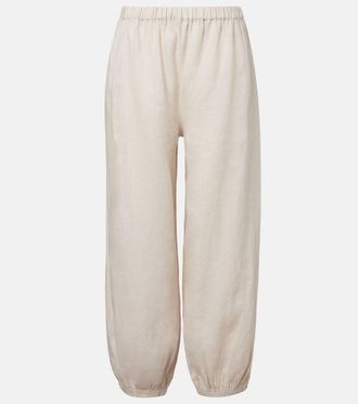 Velvet Camber linen balloon pants