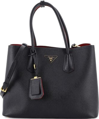 Prada Cuir Double Saffiano Leather Large tote bag - Nero