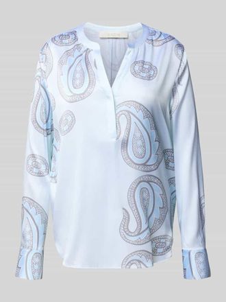 Herzen&rsquo;s Angelegenheit Regular Fit Bluse aus Seiden-Mix in Hellblau, Gr&ouml;&szlig;e 34