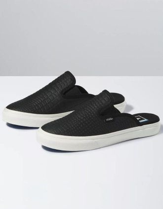 Vans Classic VN0A4P3UVYE Mule Mens Black Leather Slip On Casual Shoes JOBB1993