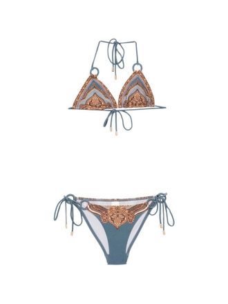 Zimmermann Blue Printed Swimwear