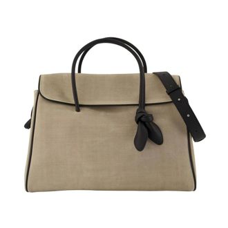 Jacquemus Le Cabas Turismo - Dames - Tassen - Beige - Maat: ONE Size Katoen