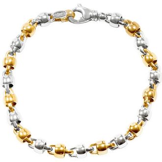 Pompeii3 Mens Designer Link 14k Gold (32gram) or Platinum (51gram) 6.5mm Bracelet 8.5