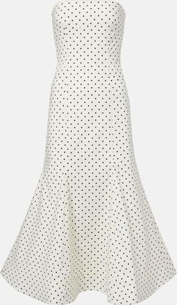 Rotate Abito midi Amadelle in misto cotone