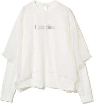 Undercover Felpa a strati - Bianco