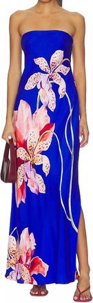 Milly Vera Floral Maxi Dress In Multi