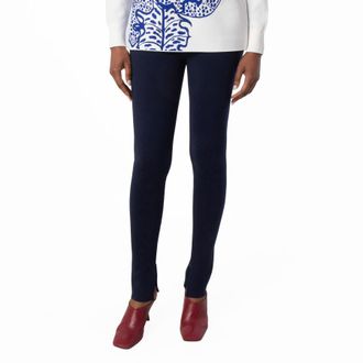 Ferragamo Fitted Virgin Wool Leggings, Size X-Large