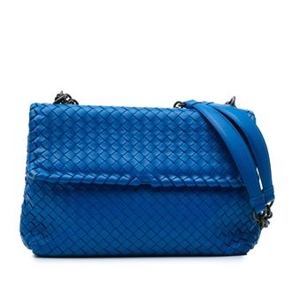 Bottega Veneta Kettingcassette Geweven Schoudertas