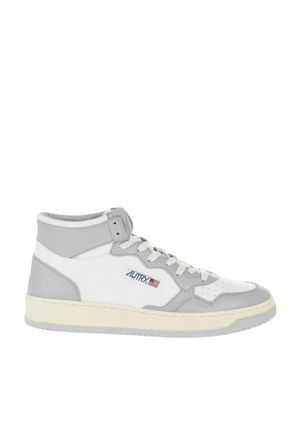 Autry White Leather High-Top Sneakers