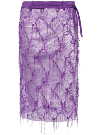 CHRISTOPHER ESBER Ivy skirt - Purple