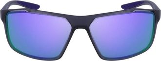 Nike Windstorm Zonnebril - unisex - Zonnebrillen - Zwart - ONE Size - Leer - Accessoires