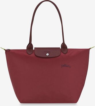 Longchamp Shopper aus recyceltem Canvas-Material Le Pliage Green L