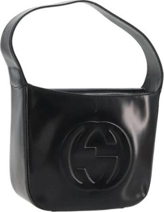 Gucci Pre-owned Vintage Schoudertas - Dames - Vintage Schoudertas - Zwart - ONE Size - Leer - Vintage