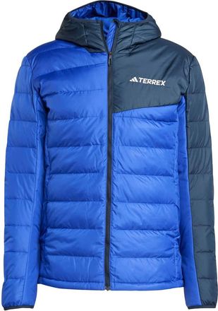 adidas Terrex - Multi - Giacca leggera imbottita con cappuccio blu semilucido / inchiostro aurora