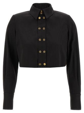 Elisabetta Franchi Black Lycra Womens Blouse