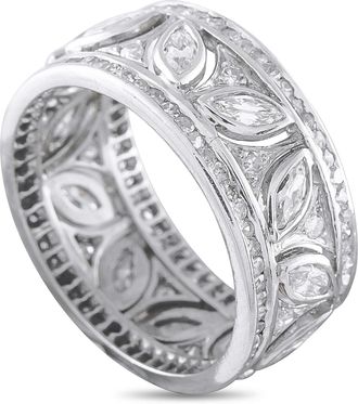 Luxury Bazaar Platinum 2.02ct Diamond Band Ring MF22-062526