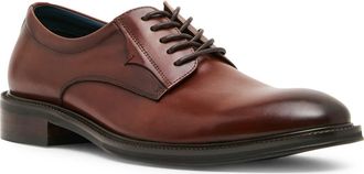 Steve Madden Buckner Leather Plain Toe Derby in Tan at Nordstrom, Size 11.5